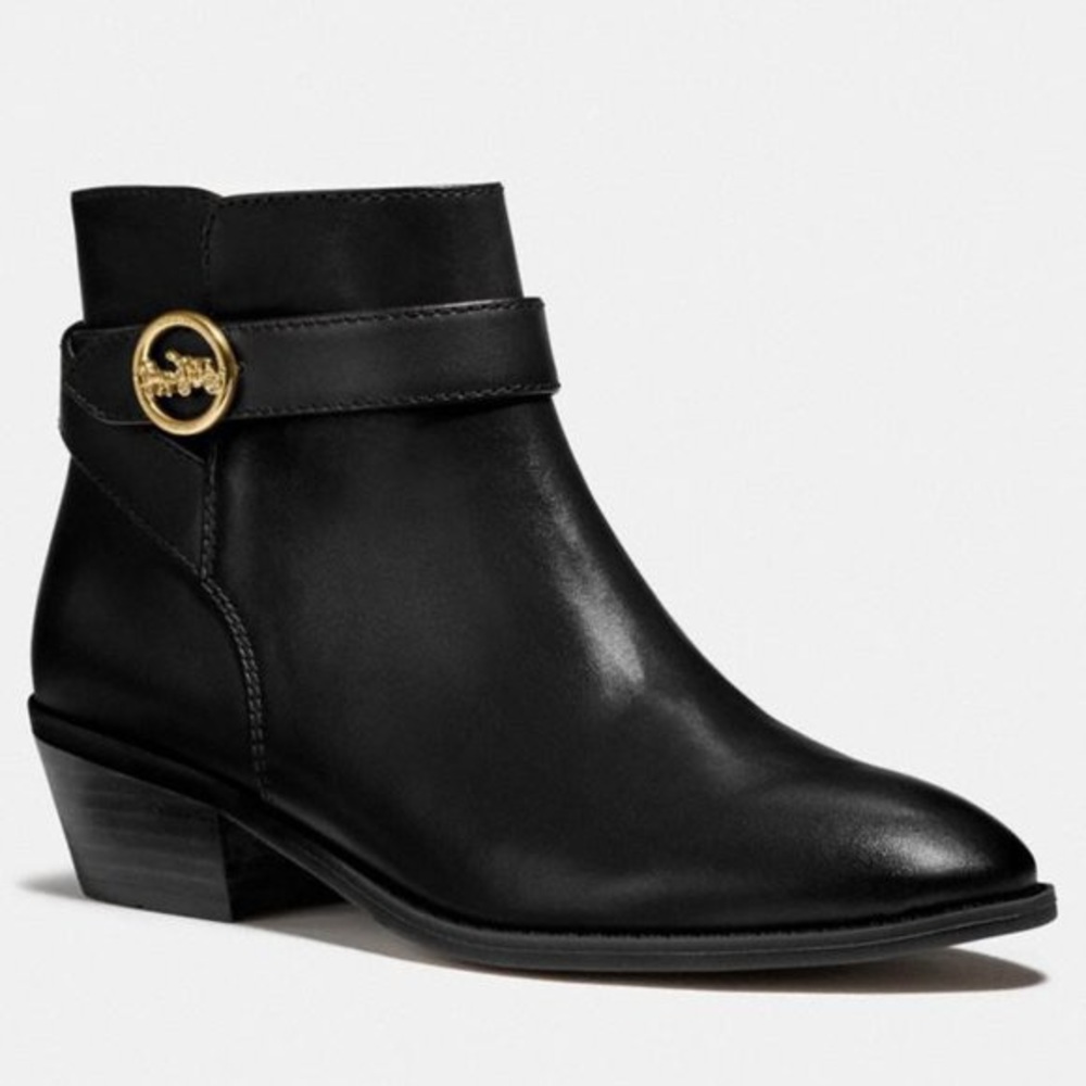 Coach Debi Leather Bootie